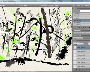 Livebrush красивый графический редактор для художников